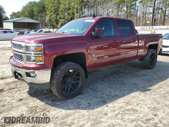 2015 Chevrolet Silverado 1500 LT with VIN 3GCUKREC4FG142228, listed as a Copart auction lot 49384095 with 77,269 mi miles and Salvage Title. Bid and sale history available at DreamBid. Image 1.