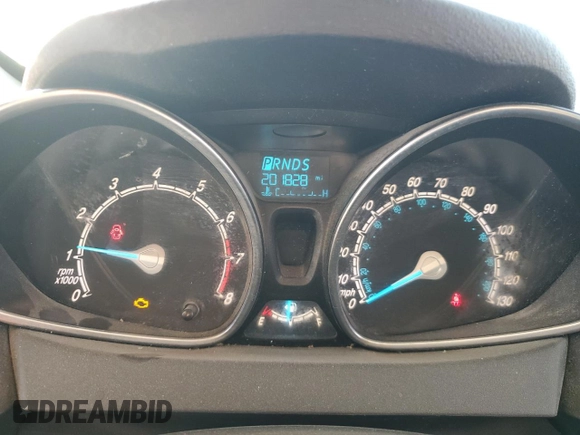 2016 Ford Fiesta SE with VIN 3FADP4BJ5GM105172, listed as a Copart auction lot 81106834 with 201,828 mi miles and Salvage Title. Bid and sale history available at DreamBid. Image 9.