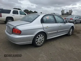 2004 Hyundai Sonata GLS with VIN KMHWF35HX4A985296, listed as a Copart auction lot 78211734 with 143,300 mi miles and Salvage Title. Bid and sale history available at carsss.com. Image 3.