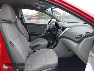 2012 Hyundai Accent GLS with VIN KMHCU4AEXCU168661, listed as a IAAI auction lot 41963258 with 216,006 mi miles. Bid and sale history available at carsss.com. Image 5.