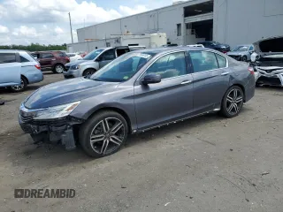 2016 Honda Accord Touring with VIN 1HGCR3F94GA016427, listed as a Copart auction lot 59346185 with 95,813 mi miles and Salvage title. Bid and sale history available at DreamBid. Image 1.