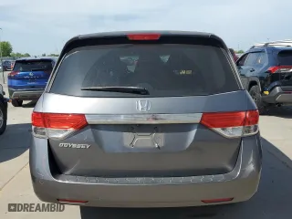 2014 Honda Odyssey LX with VIN 5FNRL5H29EB101385, listed as a Copart auction lot 53571095 with 137,067 mi miles and Salvage Title. Bid and sale history available at carsss.com. Image 6.
