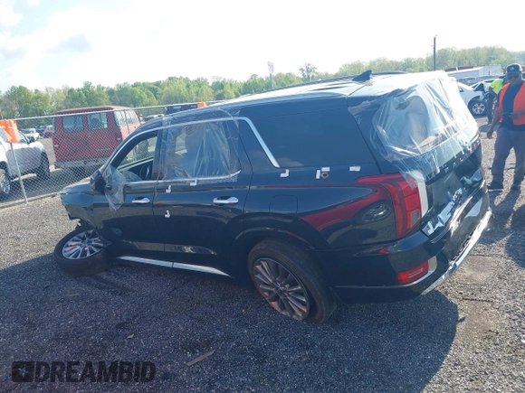 2020 Hyundai Palisade Limited with VIN KM8R5DHE3LU057298, listed as a IAAI auction lot 42124983 with 102,643 mi miles and . Bid and sale history available at DreamBid. Image 14.