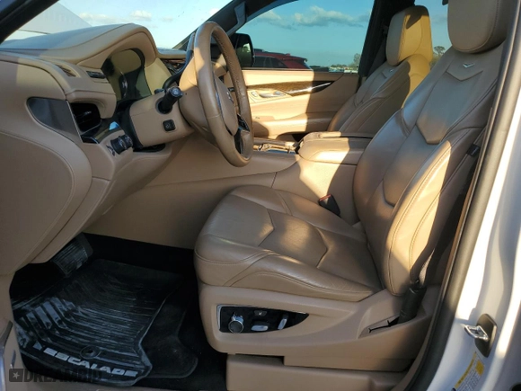 2018 Cadillac Escalade Platinum with VIN 1GYS4DKJ8JR243041, listed as a Copart auction lot 44907505 with 46,763 mi miles and Salvage Title. Bid and sale history available at carsss.com. Image 7.