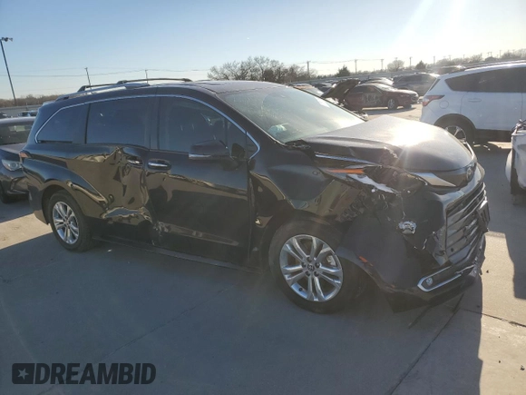 2022 Toyota Sienna Platinum z VIN 5TDESKFCXNS046761, wystawiony jako Copart lot #87531035 z przebiegiem 42 992 mil mil oraz Szkoda całkowita • Salvage title. Historia ofert i sprzedaży dostępna na DreamBid. Obrazek 4.