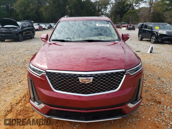 2023 Cadillac XT6 Premium Luxury with VIN 1GYKPERS0PZ179033, listed as a Copart auction lot 42853465 with 26,321 mi miles and Salvage Title. Bid and sale history available at DreamBid. Image 5.