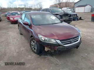 2014 Honda Accord Sedan LX with VIN 1HGCR2F33EA285263, listed as a IAAI auction lot 41886888 with 110,852 mi miles. Bid and sale history available at carsss.com. Image 1.
