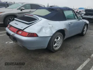 1995 Porsche 911 Carrera with VIN WP0CA2990SS342966, listed as a Copart auction lot 44071815 with 0 mi miles and Clean Title. Bid and sale history available at carsss.com. Image 3.