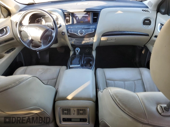 2016 Infiniti QX60 with VIN 5N1AL0MM4GC512583, listed as a Copart auction lot 85590684 with 148,034 mi miles and Salvage Title. Bid and sale history available at DreamBid. Image 8.