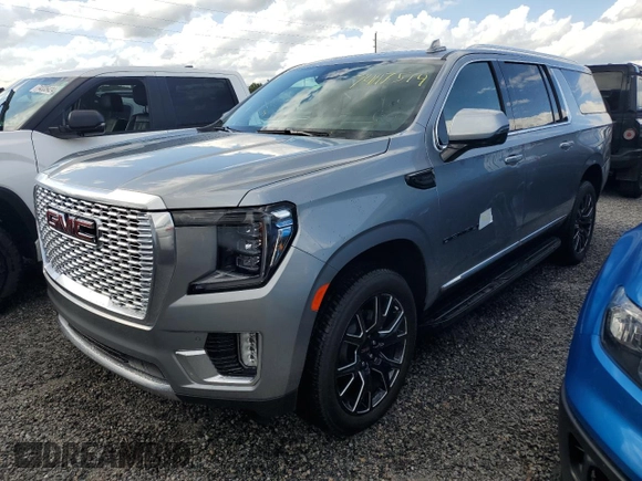 2024 GMC Yukon XL Denali with VIN 1GKS2JKL8RR281509, listed as a Copart auction lot 74117574 with 0 mi miles and Non Repairable. Bid and sale history available at carsss.com. Image 1.