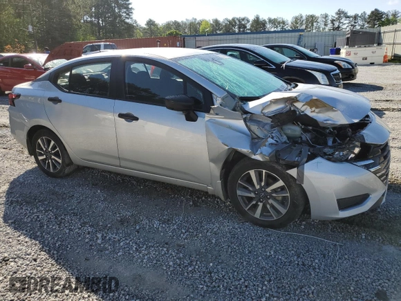 2024 Nissan Versa S with VIN 3N1CN8DVXRL896202, listed as a Copart auction lot 52783645 with 22,496 mi miles and Salvage Title. Bid and sale history available at DreamBid. Image 4.