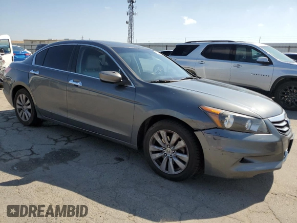 2011 Honda Accord EX-L with VIN 1HGCP3F81BA006931, listed as a Copart auction lot 54868085 with 212,648 mi miles and Salvage title. Bid and sale history available at DreamBid. Image 4.