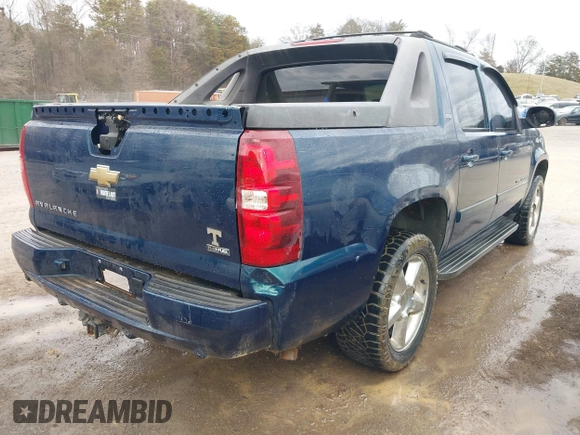 2007 Chevrolet Avalanche 1LT with VIN 3GNEC12087G166652, listed as a IAAI auction lot 41710462 with Not provided miles and . Bid and sale history available at DreamBid. Image 4.