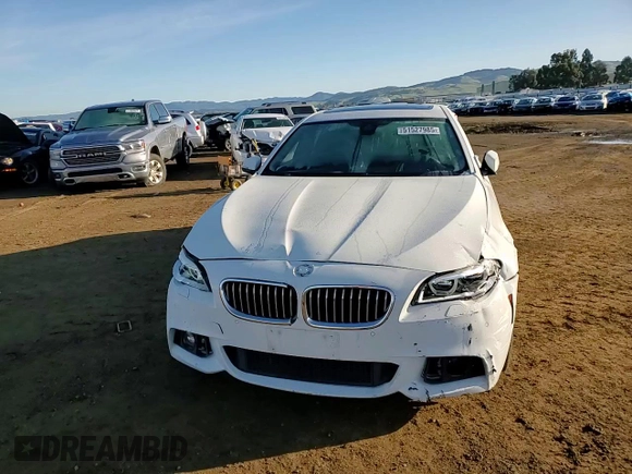 2014 BMW 5 Series 535i with VIN WBA5B1C58ED481559, listed as a Copart auction lot 51527985 with 121,887 mi miles and Salvage Title. Bid and sale history available at carsss.com. Image 11.