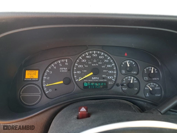 2000 Chevrolet Silverado 1500 with VIN 1GCEC14WXYZ168494, listed as a Copart auction lot 88783285 with 313,153 mi miles and Salvage Title. Bid and sale history available at carsss.com. Image 9.
