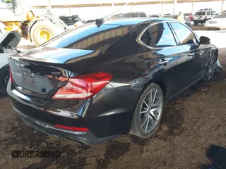 2019 Genesis G70 Advanced with VIN KMTG44LA7KU026266, listed as a IAAI auction lot 42045554 with 82,248 mi miles and . Bid and sale history available at DreamBid. Image 4.