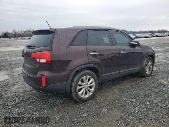 2014 Kia Sorento EX with VIN 5XYKUDA79EG541100, listed as a Copart auction lot 45590295 with 150,202 mi miles and Salvage Title. Bid and sale history available at carsss.com. Image 3.