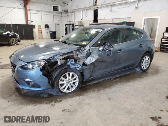 2015 Mazda 3 i Grand Touring with VIN 3MZBM1M72FM201251, listed as a Copart auction lot 51919635 with 79,826 mi miles and Salvage Title. Bid and sale history available at DreamBid. Image 1.