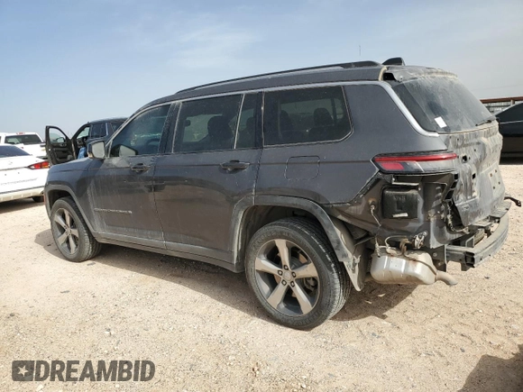2021 Jeep Grand Cherokee Limited with VIN 1C4RJJBG3M8208322, listed as a Copart auction lot 56377745 with 89,879 mi miles and Salvage title. Bid and sale history available at DreamBid. Image 2.