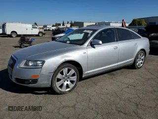 2007 Audi A6 3.2L with VIN WAUDH74F67N086698, listed as a Copart auction lot 79054744 with 93,484 mi miles and Salvage Title. Bid and sale history available at carsss.com. Image 1.