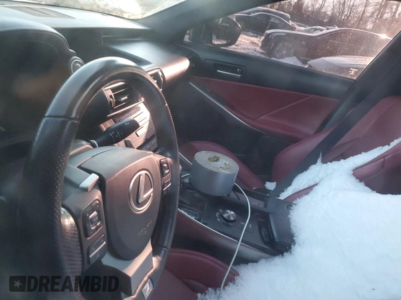 2020 Lexus IS 350 F Sport with VIN JTHGZ1E26L5017623, listed as a Copart auction lot 87470354 with Not provided miles and Salvage title. Bid and sale history available at DreamBid. Image 8.