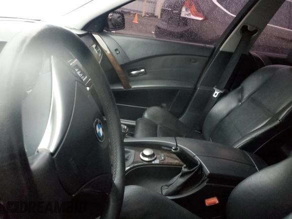 2005 BMW 5 Series 545i with VIN WBANB33555B088996, listed as a Copart auction lot 44745025 with Not Provided miles and Salvage Title. Bid and sale history available at carsss.com. Image 9.