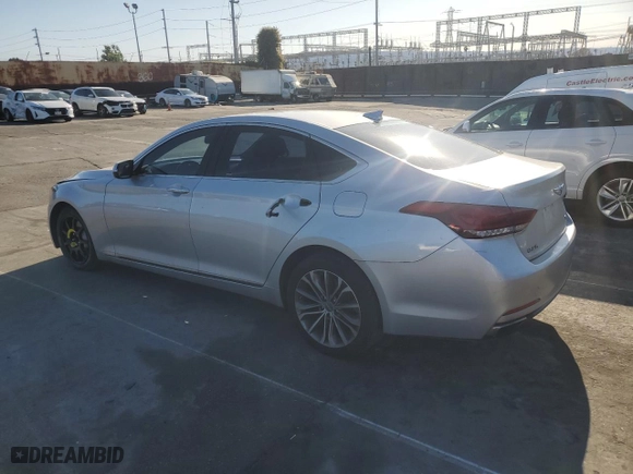 2015 Hyundai Genesis 3.8L with VIN KMHGN4JE6FU034717, listed as a Copart auction lot 50055385 with NaN miles and Clean Title. Bid and sale history available at carsss.com. Image 2.