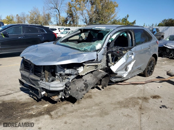 2022 Ford Edge SEL with VIN 2FMPK4J92NBA88306, listed as a Copart auction lot 76317474 with 0 mi miles and Salvage Title. Bid and sale history available at carsss.com. Image 1.