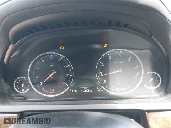 2015 BMW 7 Series 740i with VIN WBAYA6C59FD826726, listed as a IAAI auction lot 42254240 with 110,006 mi miles and . Bid and sale history available at DreamBid. Image 7.
