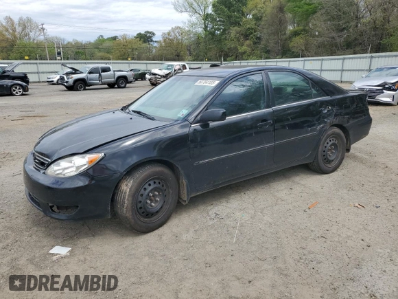 2006 Toyota Camry STD with VIN 4T1BE32K96U112996, listed as a Copart auction lot 50704185 with Not Provided miles and Salvage Title. Bid and sale history available at carsss.com. Image 1.