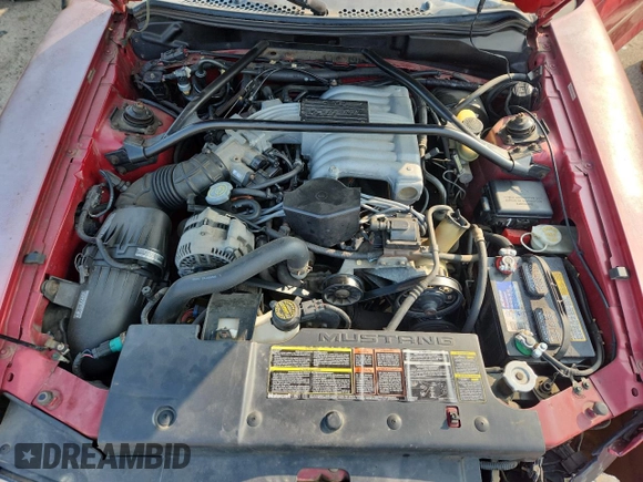 1994 Ford Mustang GT z VIN 1FALP42T1RF105797, wystawiony jako Copart lot #60280025 z przebiegiem 108 796 mil mil oraz Nie do naprawy • Non repairable. Historia ofert i sprzedaży dostępna na DreamBid. Obrazek 11.