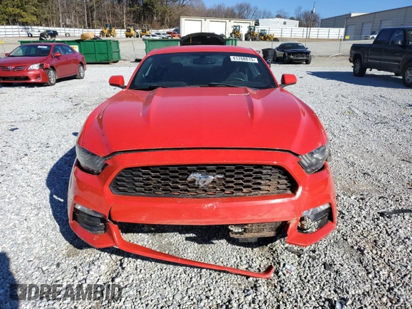 2016 Ford Mustang V6 with VIN 1FA6P8AM1G5316452, listed as a Copart auction lot 41768815 with 99,495 mi miles and Salvage Title. Bid and sale history available at carsss.com. Image 5.