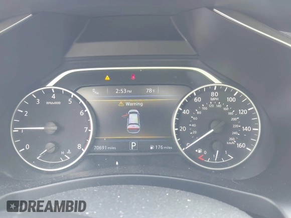 2018 Nissan Murano SL z VIN 5N1AZ2MG8JN124465, wystawiony jako IAAI lot #41633799 z przebiegiem 70 691 mil mil oraz . Historia ofert i sprzedaży dostępna na DreamBid. Obrazek 7.