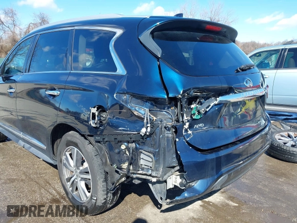 2020 Infiniti QX60 Luxe with VIN 5N1DL0MM5LC518335, listed as a IAAI auction lot 41599967 with 48,548 mi miles and . Bid and sale history available at DreamBid. Image 6.