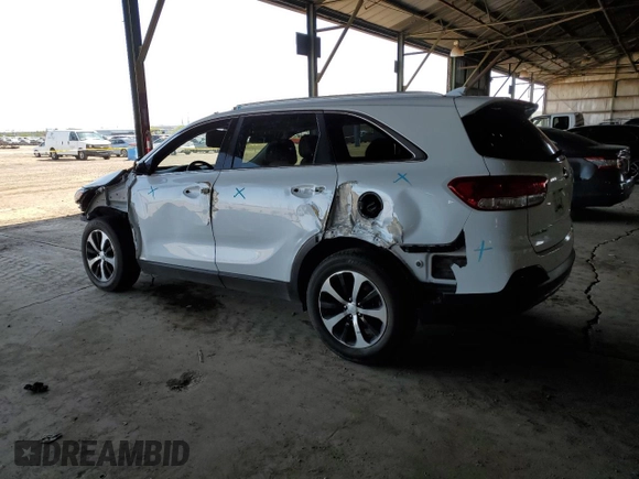 2016 Kia Sorento EX with VIN 5XYPHDA16GG145280, listed as a Copart auction lot 51829755 with 122,167 mi miles and Salvage title. Bid and sale history available at DreamBid. Image 2.
