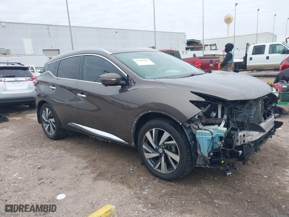 2015 Nissan Murano S with VIN 5N1AZ2MG1FN213009, listed as a IAAI auction lot 41365676 with 175,241 mi miles. Bid and sale history available at carsss.com. Image 1.