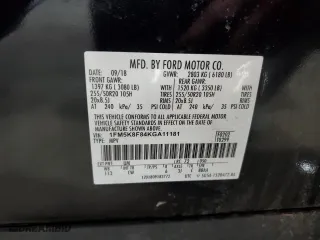 2019 Ford Explorer Limited with VIN 1FM5K8F84KGA11181, listed as a Copart auction lot 48874045 with 107,608 mi miles and Salvage Title. Bid and sale history available at carsss.com. Image 14.