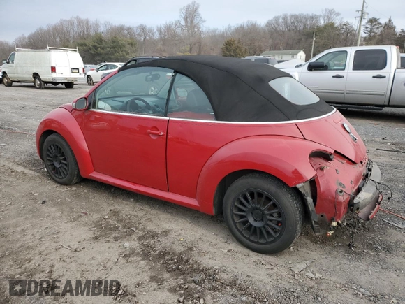 2006 Volkswagen Beetle z VIN 3VWRF31YX6M323261, wystawiony jako Copart lot #87218704 z przebiegiem 81 540 mil mil oraz Szkoda całkowita • Salvage title. Historia ofert i sprzedaży dostępna na DreamBid. Obrazek 2.