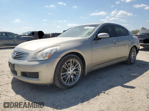 2008 Infiniti G35 with VIN JNKBV61E18M206616, listed as a Copart auction lot 74219194 with 143,506 mi miles and Salvage Title. Bid and sale history available at DreamBid. Image 1.