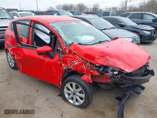 2012 Ford Fiesta SE with VIN 3FADP4EJ5CM170268, listed as a IAAI auction lot 42023185 with 106,659 mi miles. Bid and sale history available at carsss.com. Image 1.