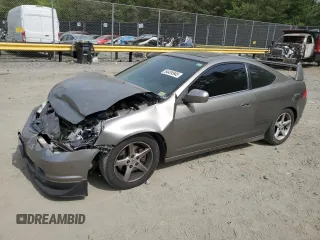 2002 Acura RSX Type S with VIN JH4DC53062C027480, listed as a Copart auction lot 54434945 with 155,555 mi miles and Salvage Title. Bid and sale history available at DreamBid. Image 1.