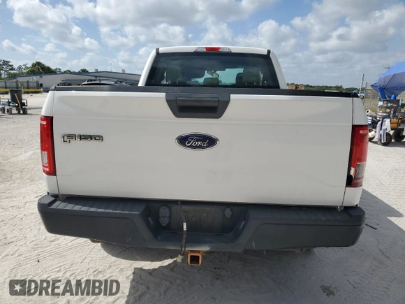 2017 Ford F-150 XL with VIN 1FTFX1EF7HFC82350, listed as a Copart auction lot 54180525 with 367,699 mi miles and Clean Title. Bid and sale history available at carsss.com. Image 6.