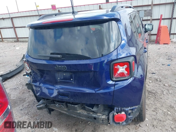 2018 Jeep Renegade Latitude with VIN ZACCJABBXJPJ06575, listed as a IAAI auction lot 41493825 with 155,994 mi miles and . Bid and sale history available at DreamBid. Image 16.