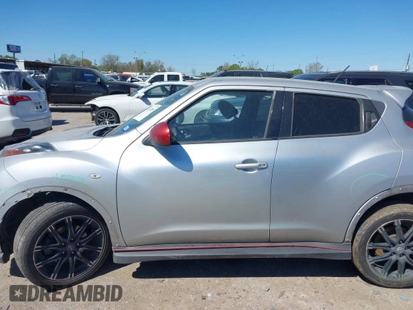 2013 Nissan Juke S with VIN JN8AF5MR4DT220551, listed as a IAAI auction lot 41834289 with 1 mi miles. Bid and sale history available at carsss.com. Image 14.