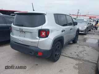 2018 Jeep Renegade Sport with VIN ZACCJAABXJPG96474, listed as a IAAI auction lot 41954257 with 95,900 mi miles and . Bid and sale history available at DreamBid. Image 4.