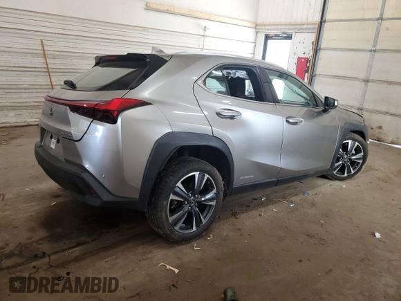 2022 Lexus UX 250h with VIN JTHX9JBH3N2058322, listed as a Copart auction lot 61646505 with 46,297 mi miles and Salvage title. Bid and sale history available at DreamBid. Image 3.