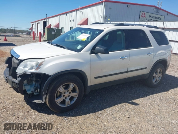 2011 GMC Acadia SL with VIN 1GKKRNED8BJ360917, listed as a IAAI auction lot 41785167 with 123,530 mi miles and . Bid and sale history available at DreamBid. Image 2.