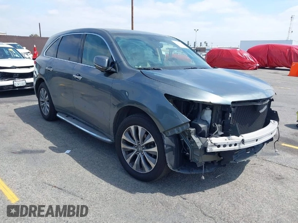 2014 Acura MDX Tech Pkg with VIN 5FRYD3H47EB010189, listed as a IAAI auction lot 42052320 with 127,225 mi miles. Bid and sale history available at carsss.com. Image 1.