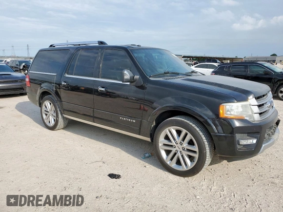 2017 Ford Expedition Max Platinum z VIN 1FMJK1LTXHEA41403, wystawiony jako Copart lot #65591195 z przebiegiem 209 842 mil mil oraz Szkoda całkowita • Salvage title. Historia ofert i sprzedaży dostępna na DreamBid. Obrazek 4.