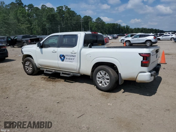 2023 Nissan Frontier SV with VIN 1N6ED1FK1PN659143, listed as a Copart auction lot 60690044 with 13,706 mi miles and Salvage Title. Bid and sale history available at carsss.com. Image 2.